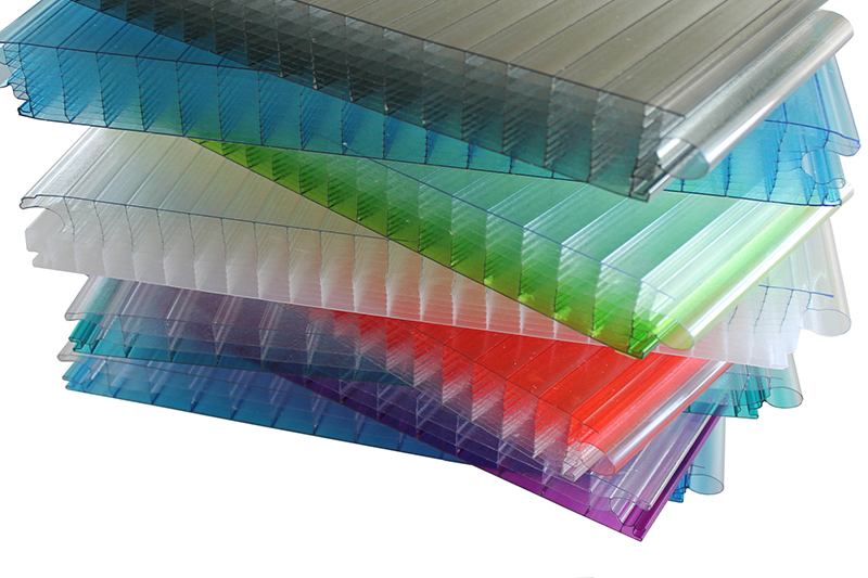 Mẫu tấm polycarbonate rỗng ruột